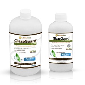 Porcelain Floor Sealer - GlazeGuard Satin Finish, Low Sheen Tile And Grout Sealer - Image 3