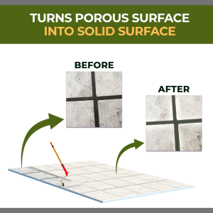 Porcelain Floor Sealer - GlazeGuard Satin Finish, Low Sheen Tile And Grout Sealer - Image 5